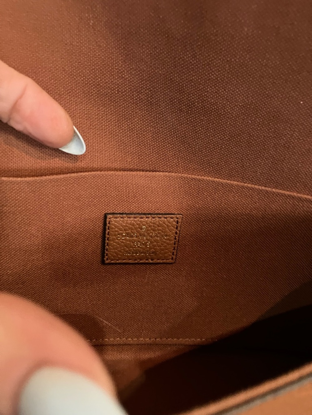 LOUIS VUITTON EMPRIENTE POCHETTE FELICIE BROWN - Picture 7 of 11